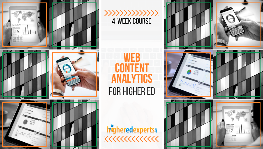 Higher ed web content analytics course