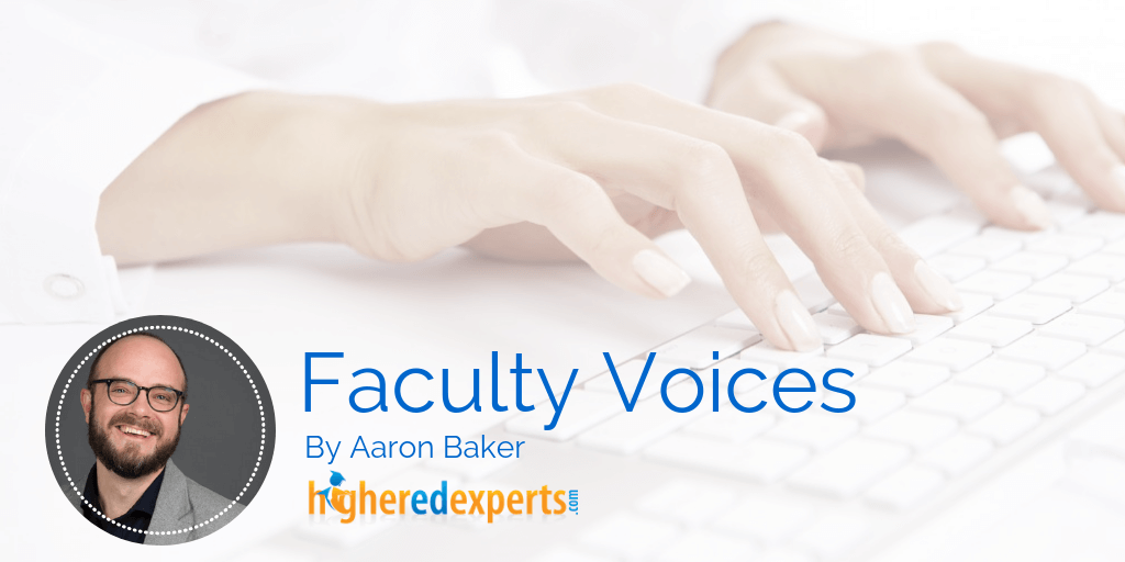 Higher Ed Analytics Professor Aaron Baker