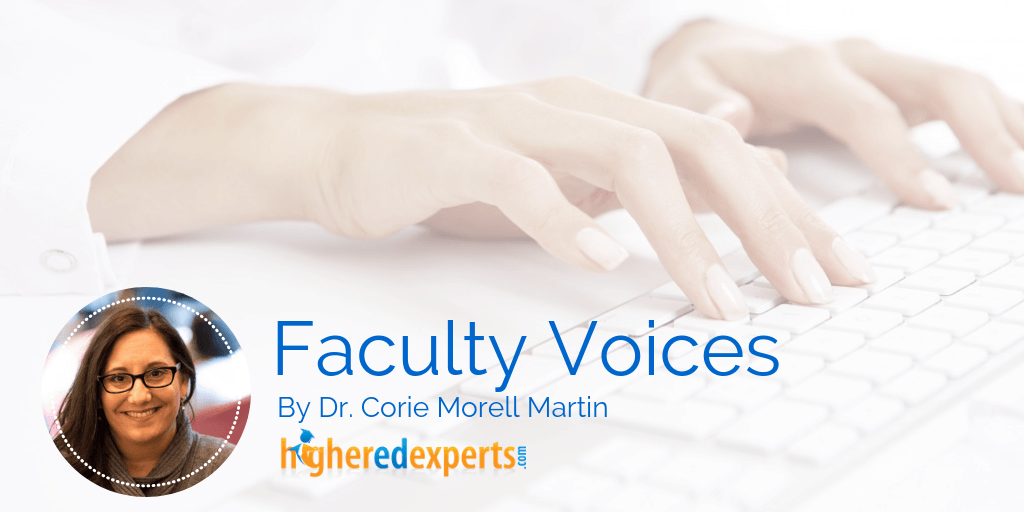 Higher Ed Professor Corie Morell Martin