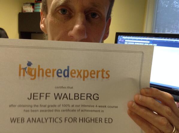 Higher Ed Experts 2013 Grads: Jeff Walberg, Director of Web Content at Cornell College