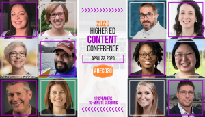 2020 Higher Ed Content Conference