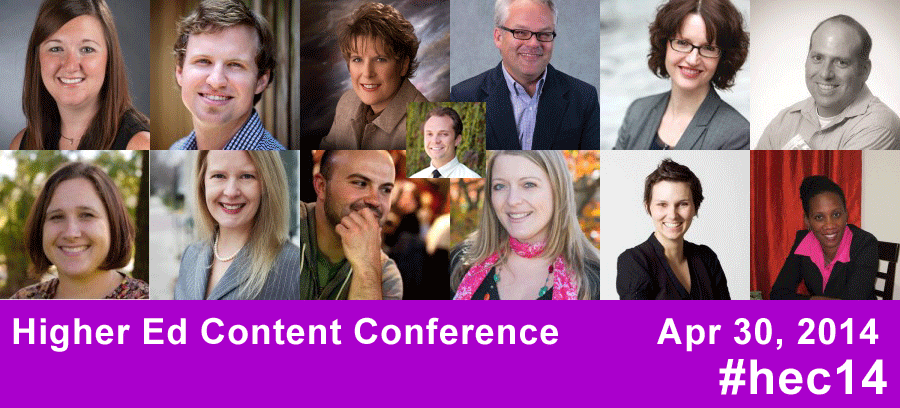 Higher Ed Content Conference Line-Up