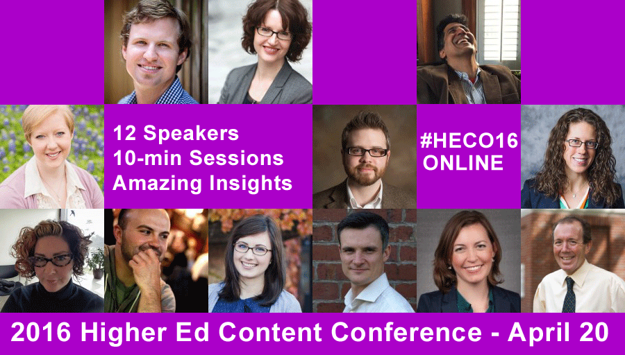 2016 Higher Ed Content Conference