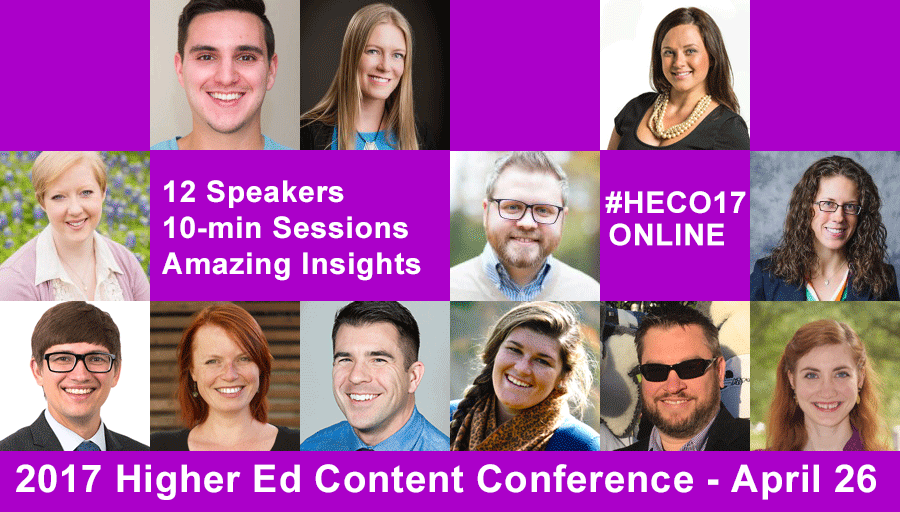 2017 Higher Ed Content Conference