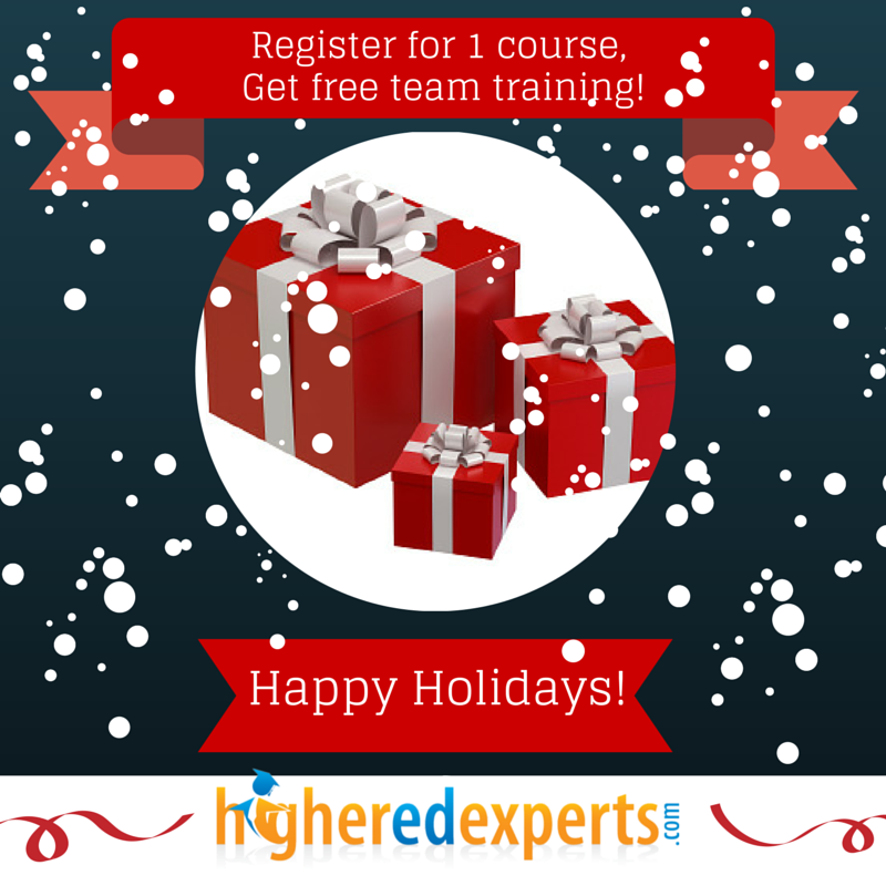 HO! HO! HO! Get Ready for 2015 and Make Your Higher Ed Team Jolly!