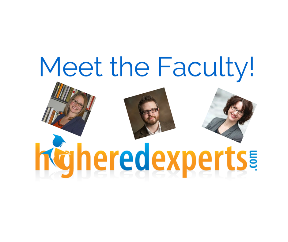 Meet @higheredexperts Faculty at #heweb15, #ucda2015, #eduiconf and #PSUsocial