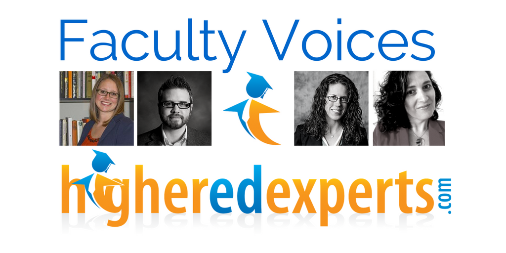 Higher Ed Experts Faculty Voices by Dr. Liz Gross