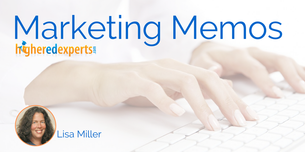 Higher Ed Marketing Memos: How to hold a Casting Call to find students to tell your #highered story by Lisa Miller