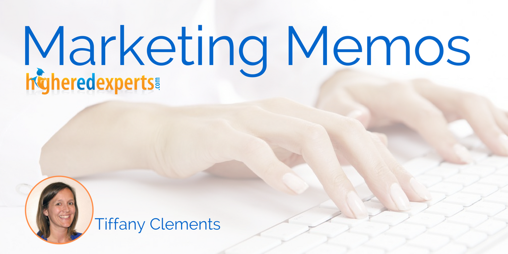 Higher Ed Marketing Memos: 3-Step Blueprint for Your Student Social Media Team by Tiffany Clements #hesm