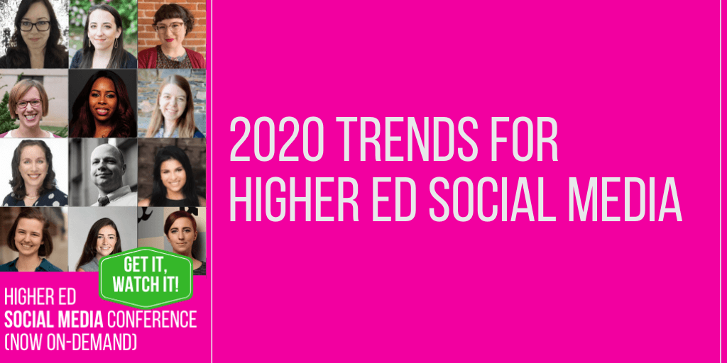 Where’s higher ed social media heading in 2020?