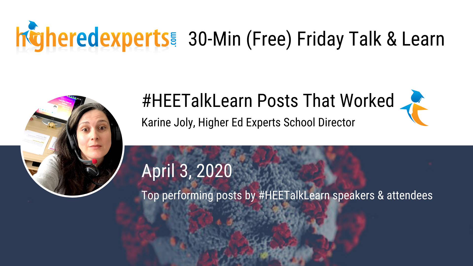 #HEETalkLearn Posts that Worked (April 3, 2020)